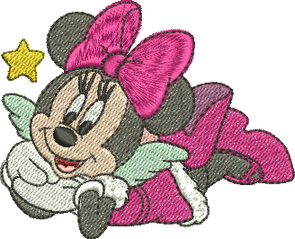 matriz de bordado Minnie Mouse 283