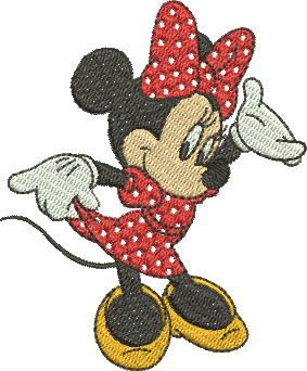 matriz de bordado Minnie Mouse 287