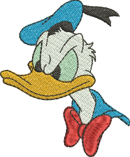 matriz de bordado Pato Donald 294
