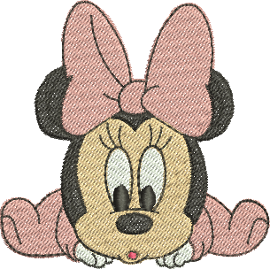 matriz de bordado Minnie bebê 30