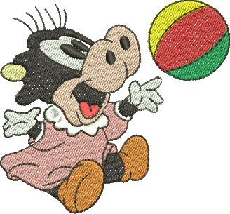 Matriz de Bordado Clarabela bebê 31