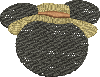 Matriz de Bordado Logo Mickey Safari 313