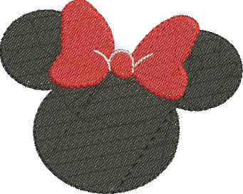 Matriz de Bordado Logo Minnie Mouse 314
