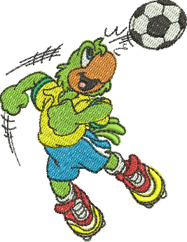 Matriz de Bordado Zé Carioca Seleção Brasileira 358