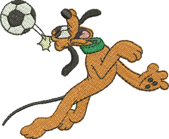 Matriz de Bordado Pluto Futebol 365