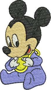 Matriz de Bordado Mickey bebê 05
