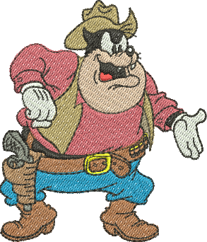 matriz de bordado Bafo de Onça Cowboy 58