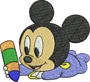 Matriz de Bordado Mickey bebê 06