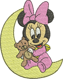 Matriz de Bordado Minnie bebê 73