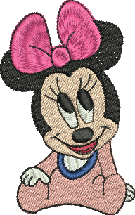 Matriz de Bordado Minnie bebê 92