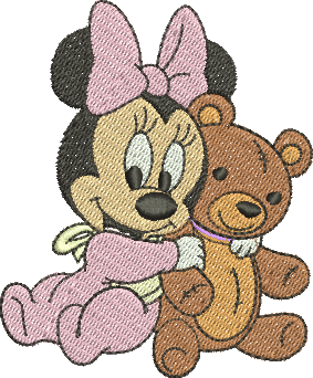 Matriz de Bordado Minnie bebê 94