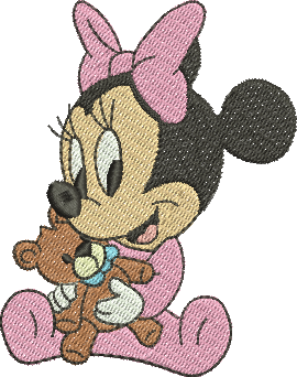 Matriz de Bordado Minnie bebê 99