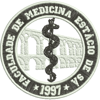 matriz de bordado Medicina Estácio 02