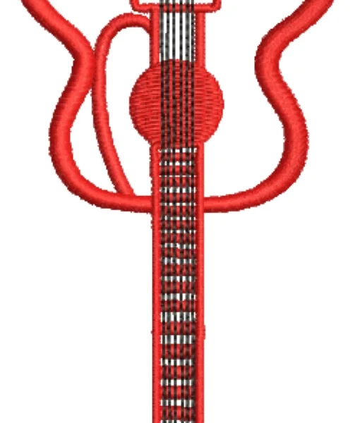 Visualização da Matriz de Bordado Violão 13