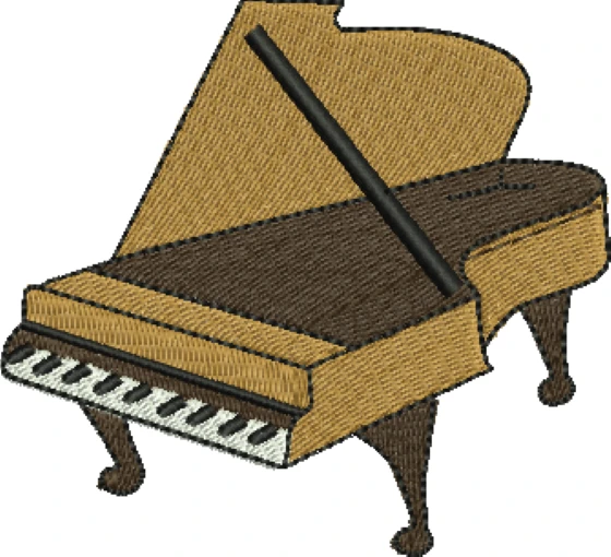 Visualização da Matriz de Bordado Piano 25