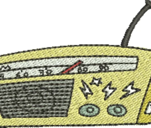 Visualização da Matriz de Bordado Rádio de Pilha 26