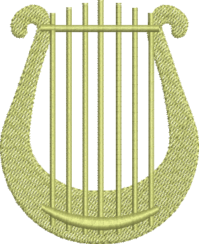 Matriz de Bordado Harpa 32