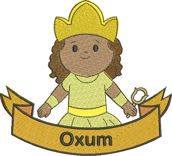 matriz de bordado Oxum 291 - Três Tamanhos
