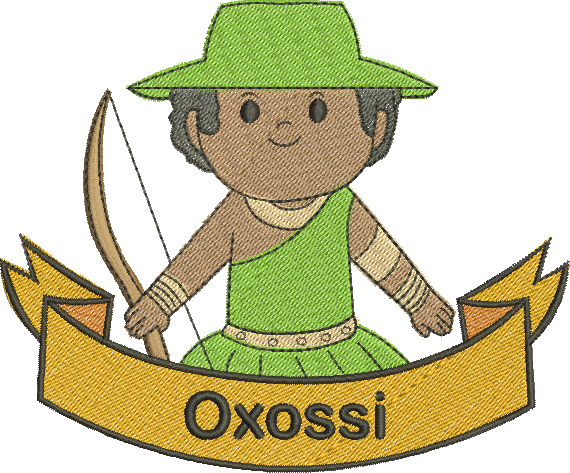 Matriz de Bordado Oxóssi 299 - Três Tamanhos
