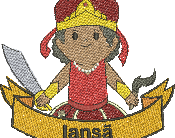 Matriz de Bordado Iansã 303 - Três Tamanhos