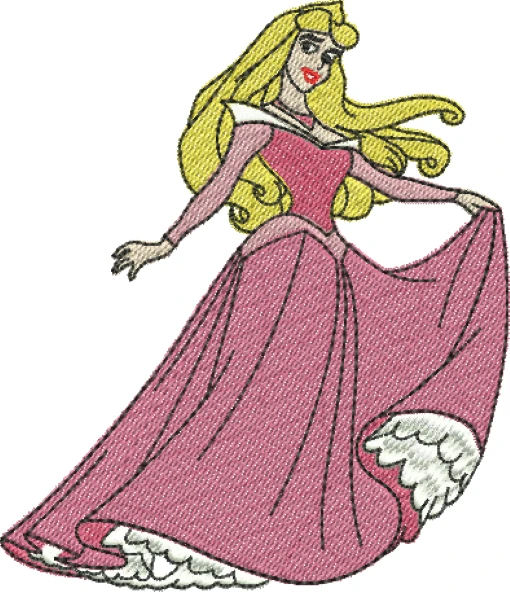 Visualização da Matriz de Bordado Princesa Aurora 17