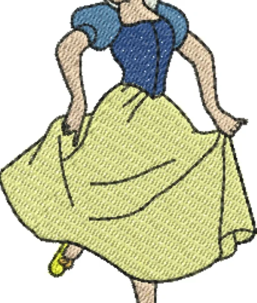 Visualização da matriz de bordado Branca de Neve 20