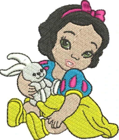 Visualização da matriz de bordado Branca de Neve Baby 22