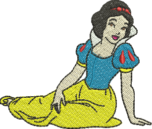 matriz de bordado Branca de Neve 25