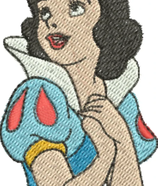 Visualização da matriz de bordado Branca de Neve 29
