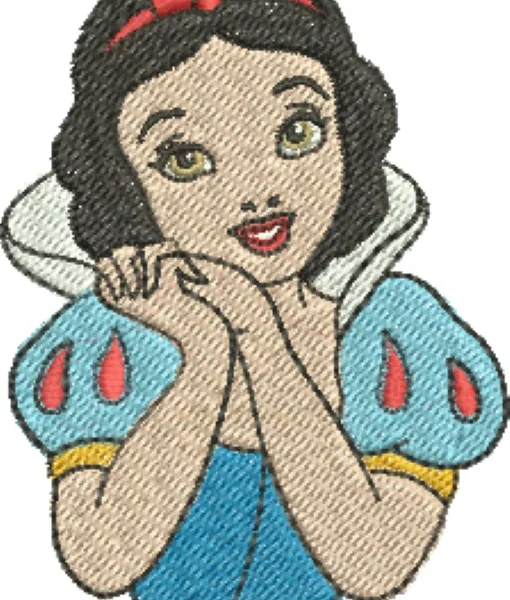 Visualização da matriz de bordado Branca de Neve 30