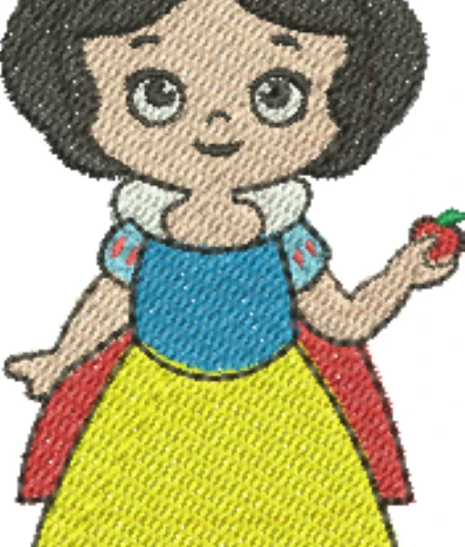 Visualização da Matriz de Bordado Branca de Neve 46