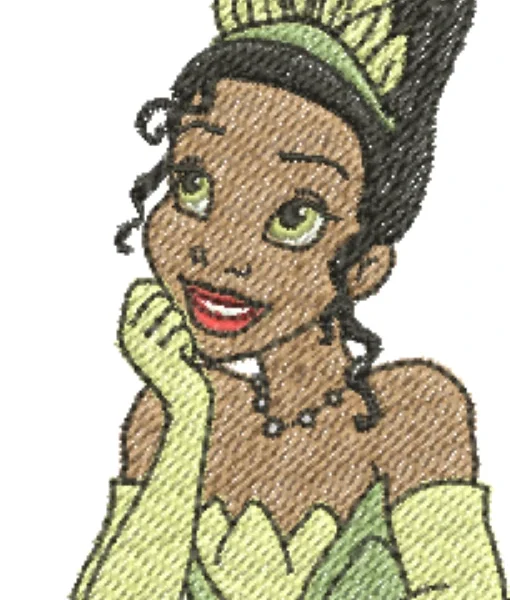 Visualização da Matriz de Bordado Princesa Tiana 96
