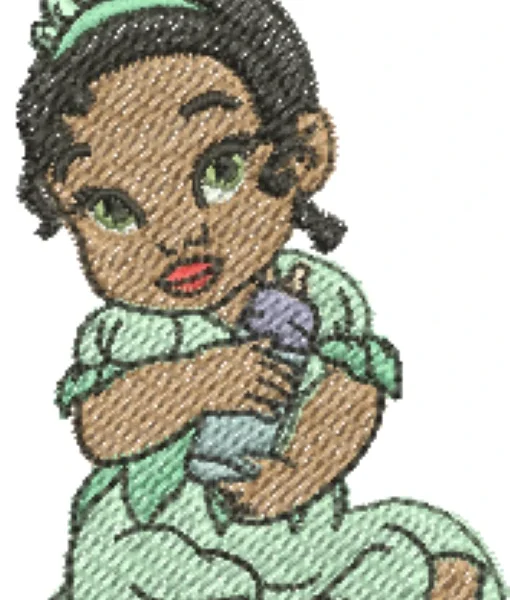 Visualização da Matriz de Bordado Princesa Tiana Baby 97