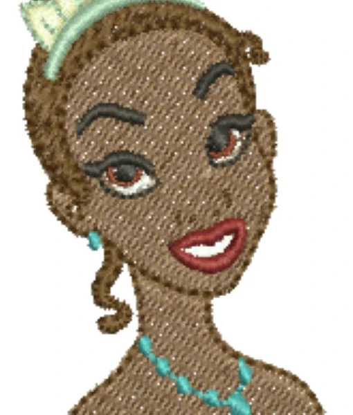 Visualização da Matriz de Bordado Princesa Tiana 98