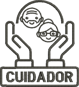matriz de bordado Cuidador de Idosos 46