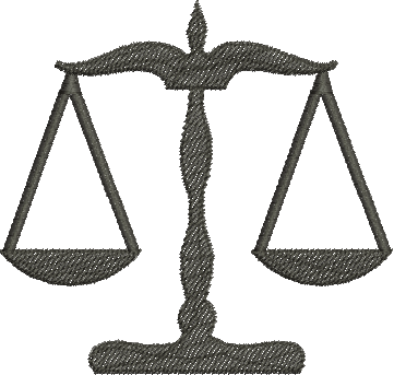matriz de bordado Direito 75