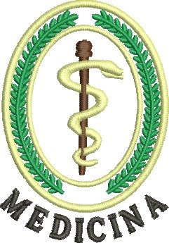 matriz de bordado Medicina 327