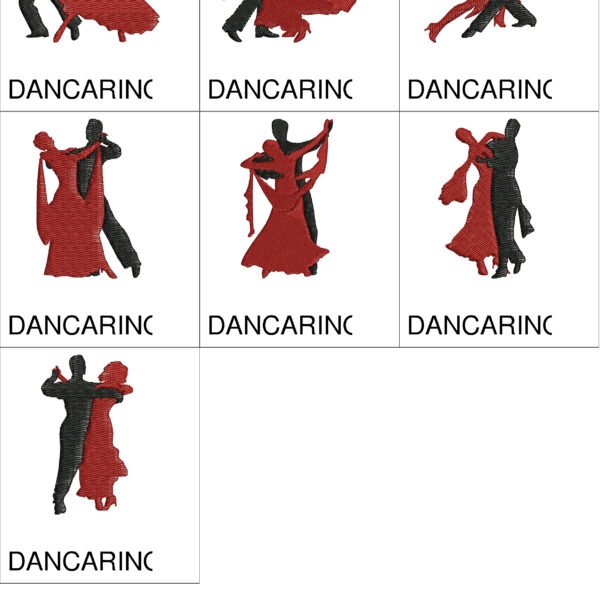 Pacote de Bordados Dançarinos