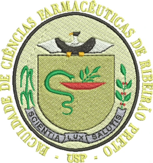Visualização da matriz de bordado Faculdade de Ciências Farmacêuticas de Ribeirão Preto