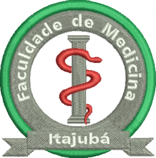 Visualização da matriz de bordado Faculdade de Medicina de Itajubá