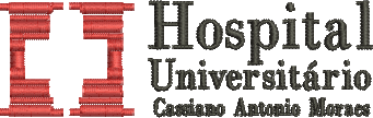 matriz de bordado Hospital Universitário Cassiano Antônio Moraes
