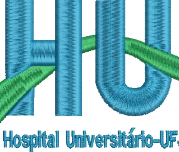 Visualização da matriz de bordado Hospital Universitário - UFJF