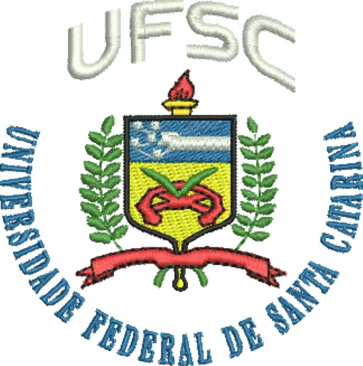 Visualização da matriz de bordado Universidade Federal de Santa Catarina - UFSC