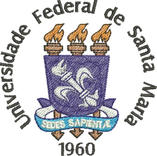 Visualização da matriz de bordado Universidade Federal de Santa Maria - UFSM