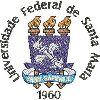 matriz de bordado Universidade Federal de Santa Maria - UFSM