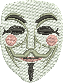 Matriz de Bordado Máscara de Carnaval 01