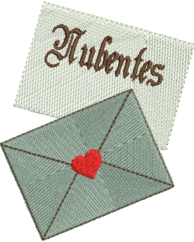 Matriz de Bordado Convite de Casamento