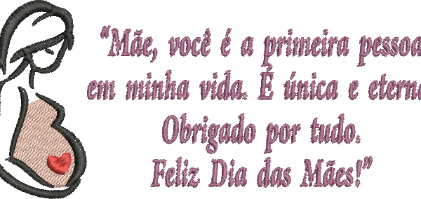 Matriz de Bordado Dia das Mães 36