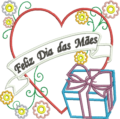 Matriz de Bordado Dia das Mães 44