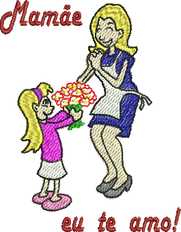 Matriz de Bordado Dia das Mães 09